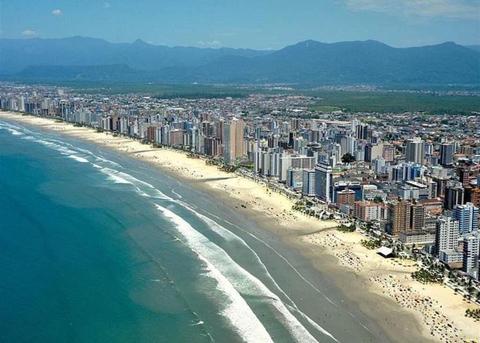 Apartmán Apto Com Churrasqueira Praia Grande  Exteriér fotografie